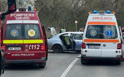 Accident grav la Mediaș: Planul Roșu activat, șase răniți pe șosea
