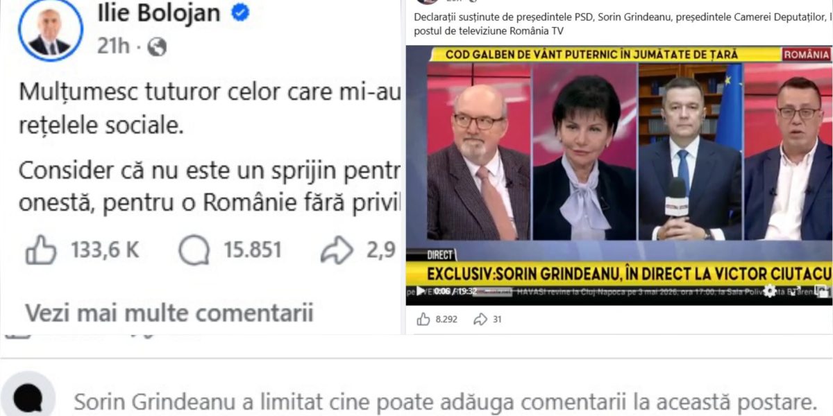 Bolojan, liber la comentarii, Grindeanu blochează: Ce spun românii?