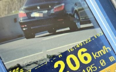 Șoferul RECORD pe un drum național: 206 km/h! Poliția, exasperată