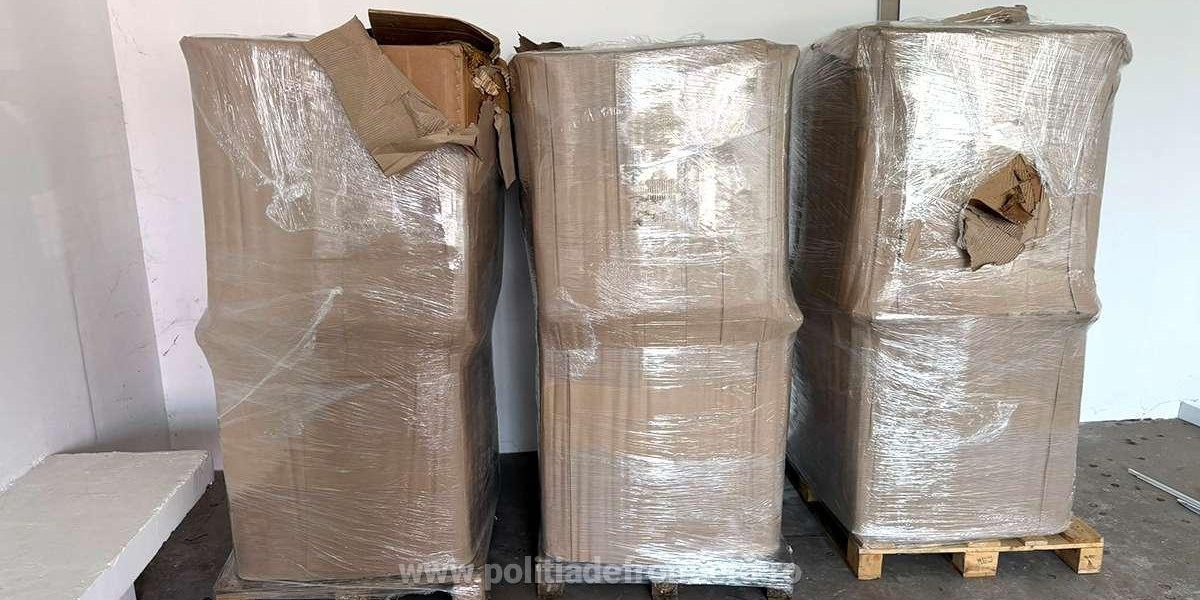 Giurgiu: O tonă de tutun de contrabandă, confiscată de polițiști