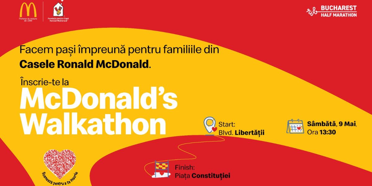 McDonald’s lansează o cursă caritabilă pentru copiii spitalizați