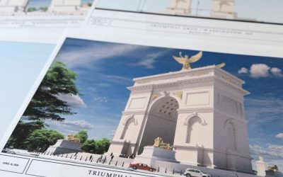 Arc de triumf uriaș pentru Donald Trump în Washington, inspirat de București