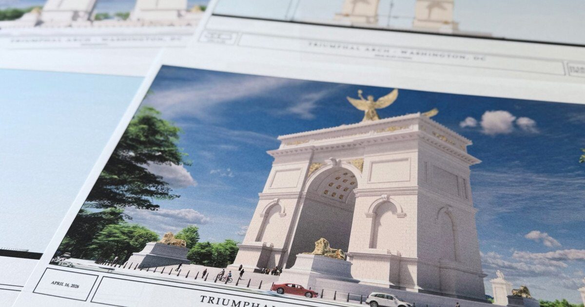 Arc de triumf uriaș pentru Donald Trump în Washington, inspirat de București
