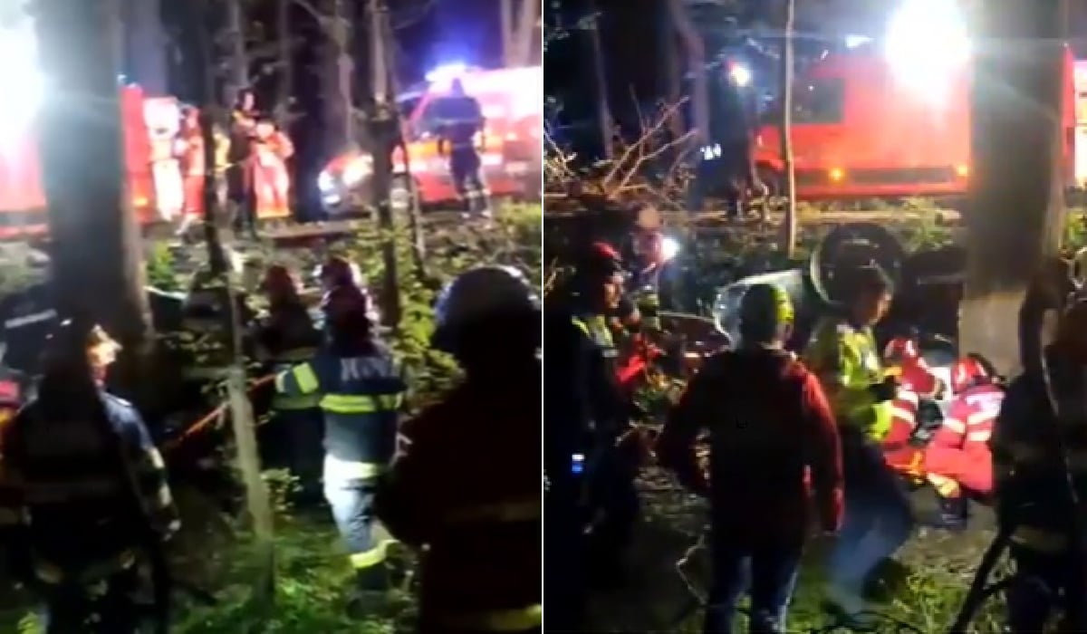 Accident TERIBIL de Paște, în pădurea Snagov: doi tineri au murit