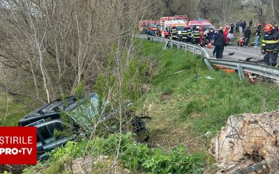 Plan Roșu la Sibiu: Accident grav, șapte răniți