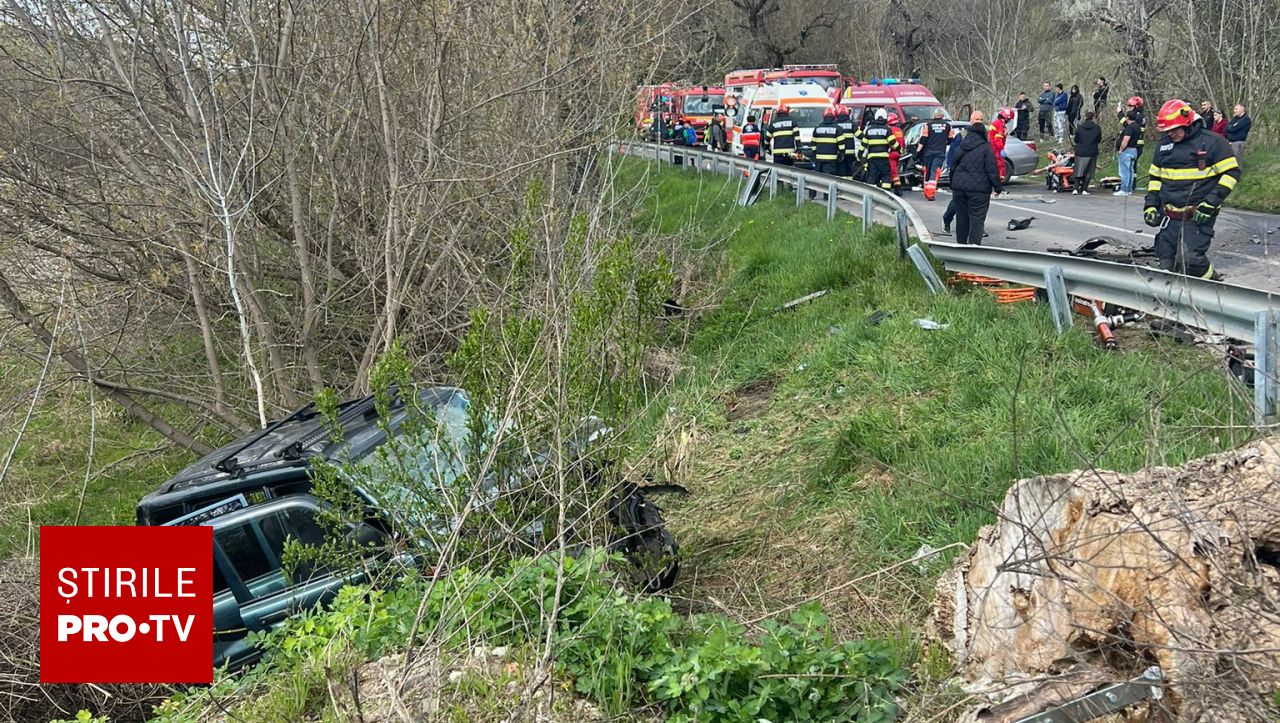 Plan Roșu la Sibiu: Accident grav, șapte răniți