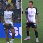 Gest obscen pe teren: Un fotbalist de la Corinthians, eliminat după VAR