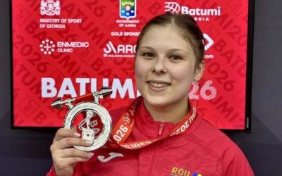 Andreea Cotruța, argint la CE de Haltere din Georgia: România, pe podium!