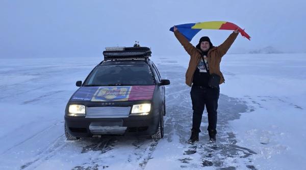 Un român a străbătut Siberia la -50°C cu o mașină veche de 26 de ani, parcursul fiind o aventură extremă de peste 18.000 de km prin 11 țări