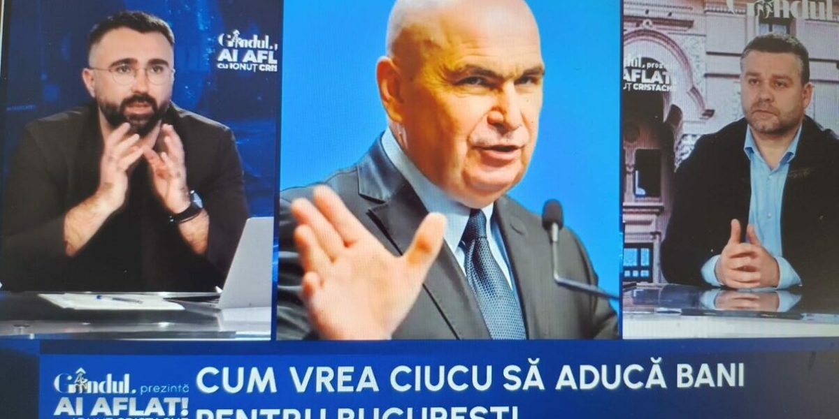 Ciucu: Primăria București trebuie să renunțe la 400 de angajați pentru o reorganizare eficientă