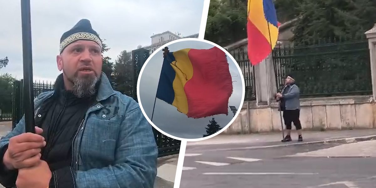 Apariția misterioasă a unui „stegar dac”: Cine se ascunde și ce vrea