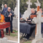 Concert de Paști ÎN Cimitirul din Giurgiu: Dedicații pentru răposați