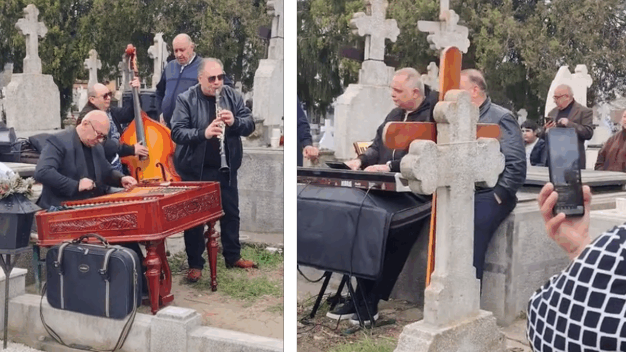 Concert de Paști ÎN Cimitirul din Giurgiu: Dedicații pentru răposați
