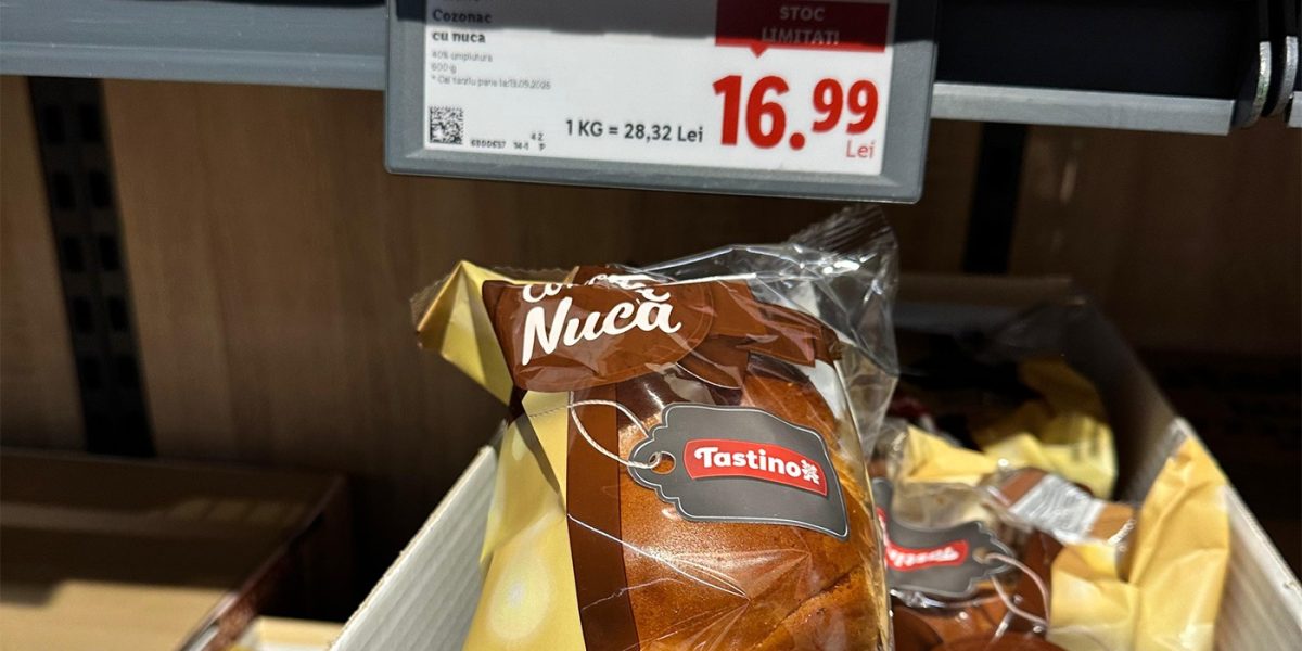 Ce ascund cozonacii LIDL de 16.99 lei? Ingredientele și riscurile