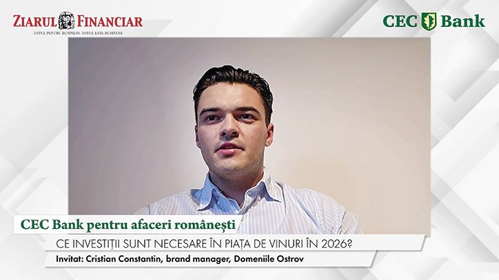 CEC Bank, investiții record în afacerile românești: Vinul Domeniile Ostrov, un succes!