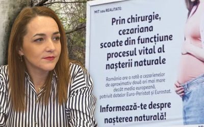 Senatorul USR Cynthia Păun cere interzicerea nașterii naturale: Ce argumente are o mamă?