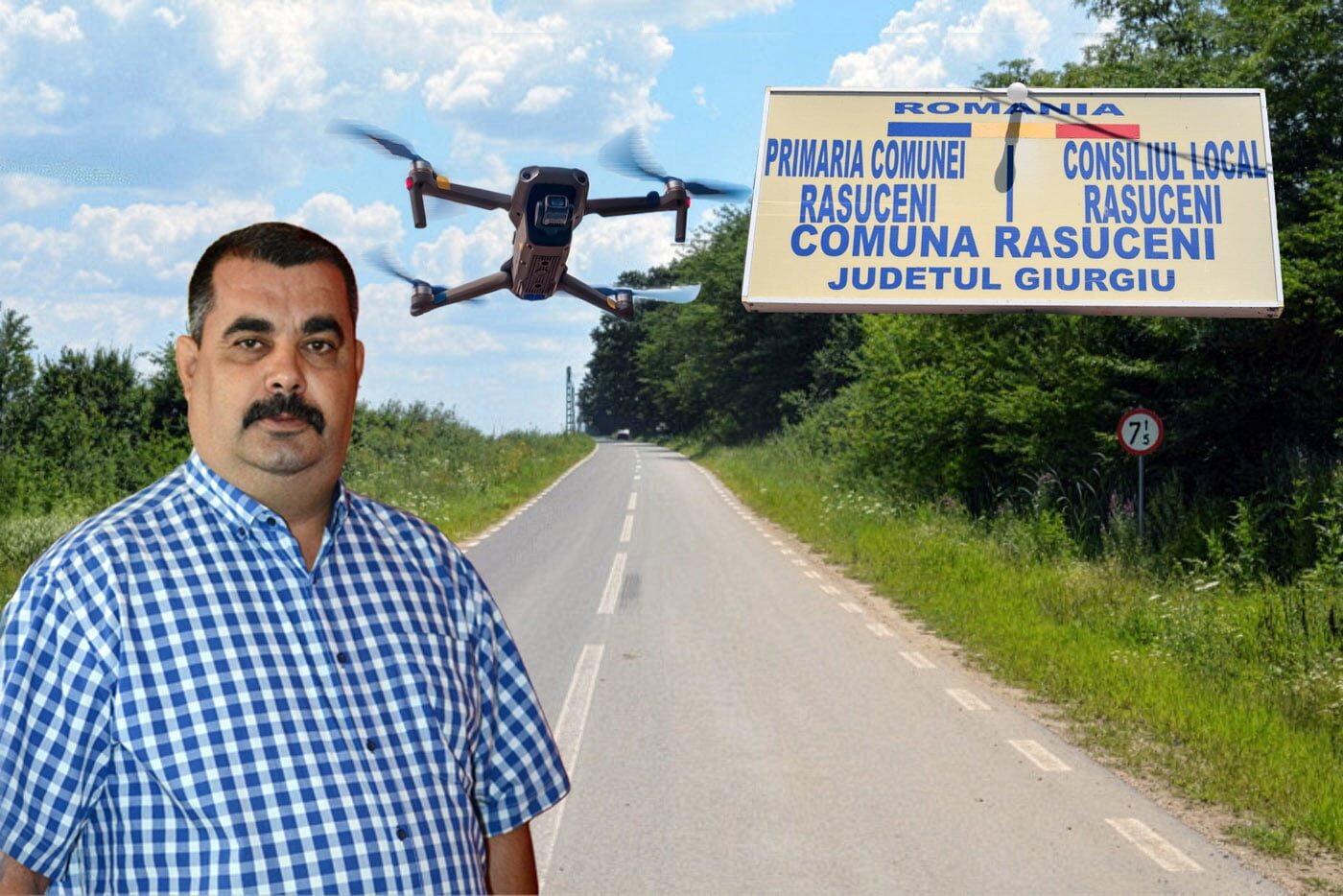 Monitorizare video cu drone într-o comună săracă din România: licență parking