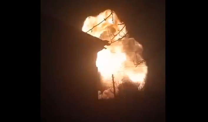 Incendiu major la portul rusesc Tuapse, Krasnodar, după atac cu drone