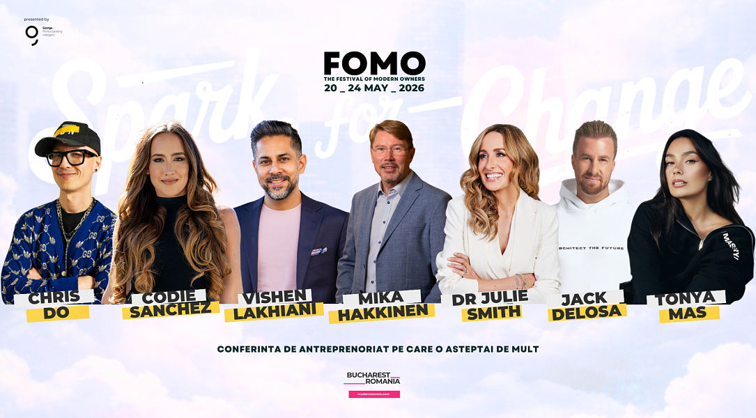 Acces la educație practică: FOMO, festivalul tinerilor antreprenori, are bilete speciale pentru studenți