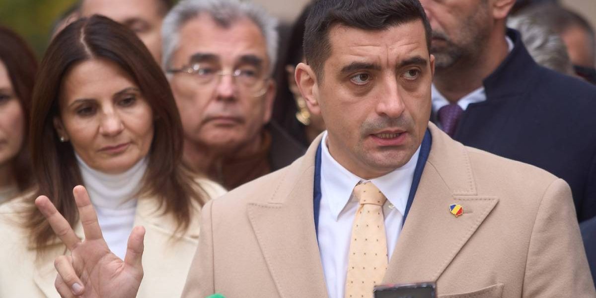 George Simion protestează după închiderea Realitatea Plus, singura televiziune liberă