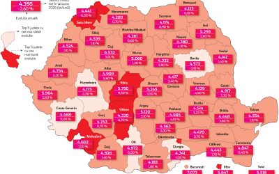 Harta Salariilor: Patru județe din România, cu venituri mai mici în 2026