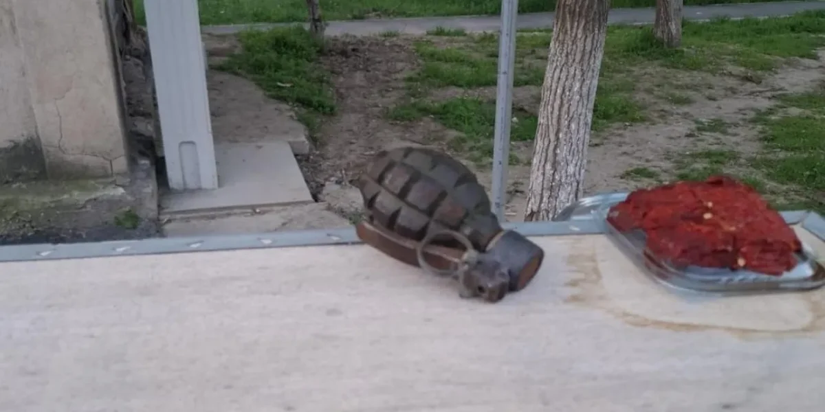 Grenadă defensivă, descoperită la Galați: Pirotehniștii, alertați