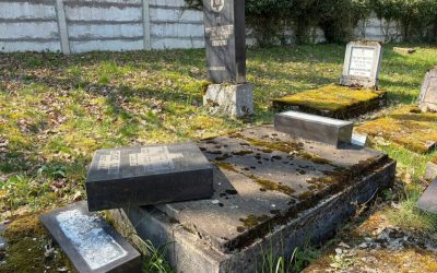 Atac la cimitirul evreiesc din Reghin: Monumente vandalizate, dosar penal