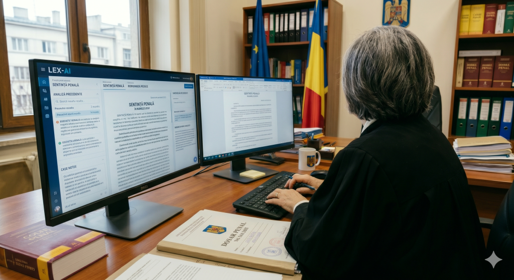 Judecătoare Tribunalul București, suspectată de AI în decizie