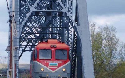 Prima locomotivă românească a trecut Prutul. Unde a ajuns?