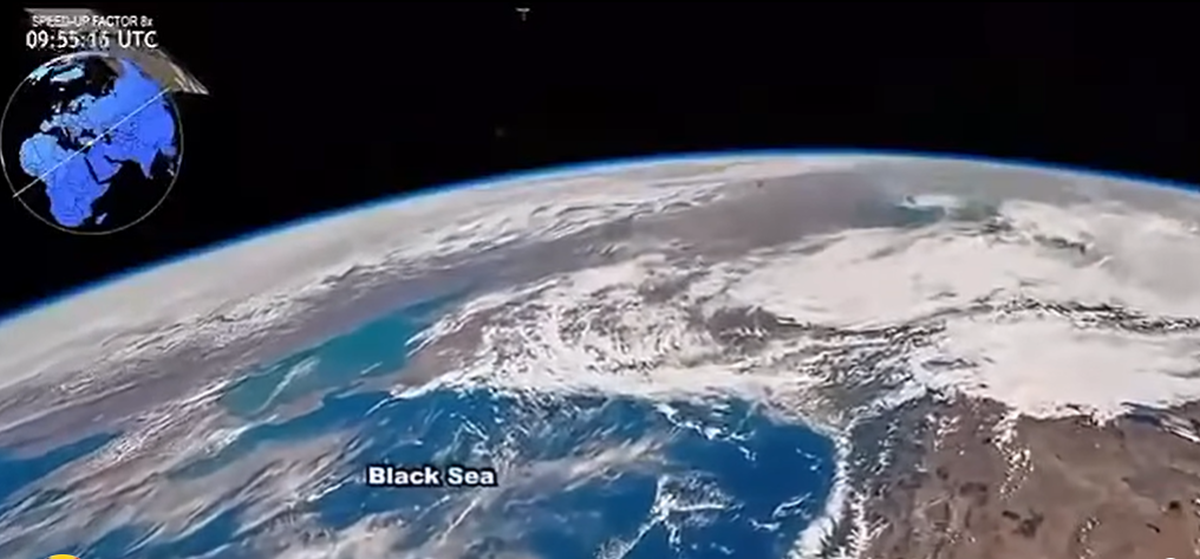 Astronauții NASA au pozat uluitoarea Deltă a Dunării și Marea Neagră din orbită