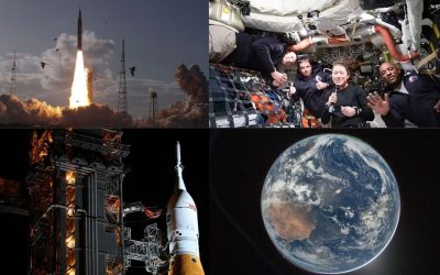 NASA publică imagini spectaculoase cu Pământul văzut din capsula Artemis 2