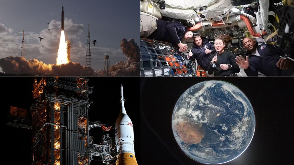 NASA publică imagini spectaculoase cu Pământul văzut din capsula Artemis 2