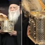 Moaștele Sfântului Gheorghe, la Mănăstirea Pantocrator din Teleorman: Cozi uriașe