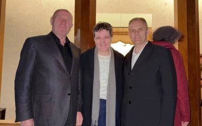 Nicuşor Dan, la Mănăstirea Cornu, cu şefii PSD din Prahova – FOTO