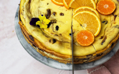 Desertul perfect de weekend: cremă fină cu brânză și portocale