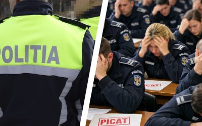 Peste 1.000 de polițiști, respinși la examenul pentru funcții de conducere