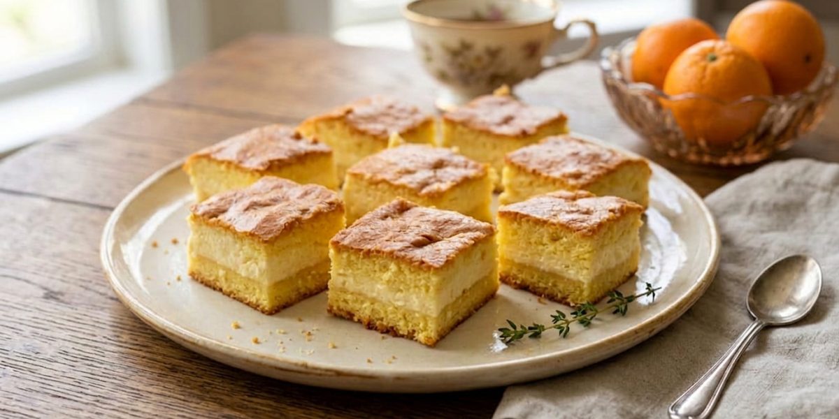 Prăjitură turnată cu Hochland Creme Clasic și portocale: Un deliciu!