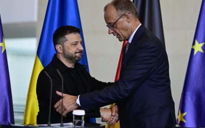 Zelenski și Merz la Berlin: Ajutor financiar și militar pentru Ucraina