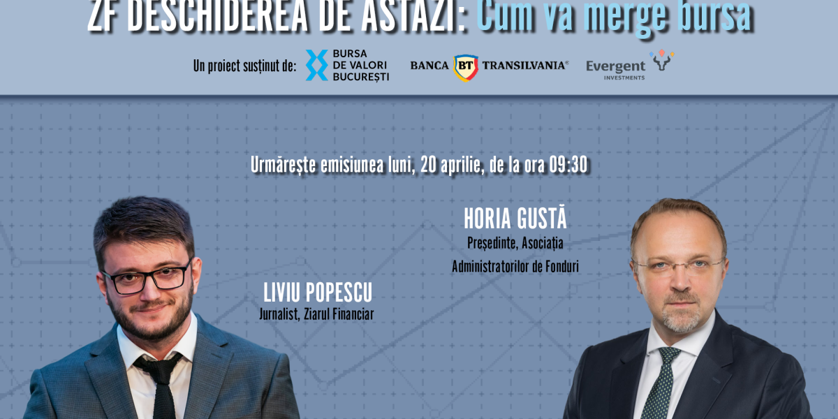 Bursa, sub lupa lui Horia Gustă. Ce ne așteaptă pe 20 aprilie