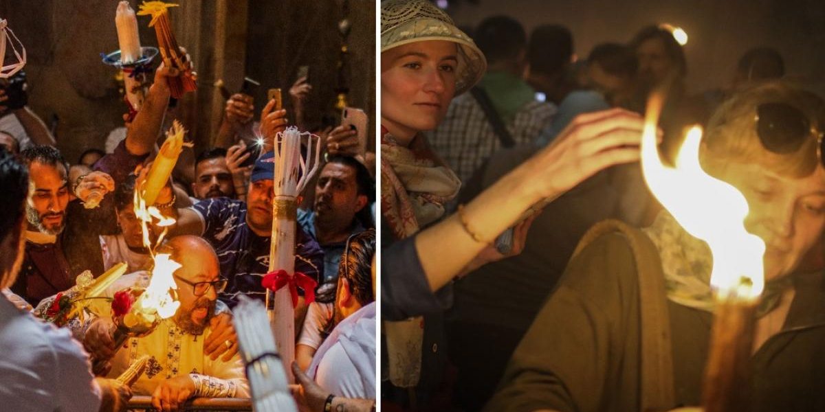 Lumina Sfântă de la Ierusalim, aprinsă. Când ajunge în România și ce simbolizează