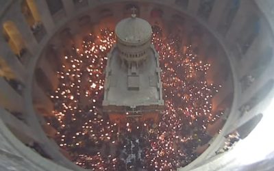 Lumina Sfântă a ajuns la Ierusalim: Când va fi în România