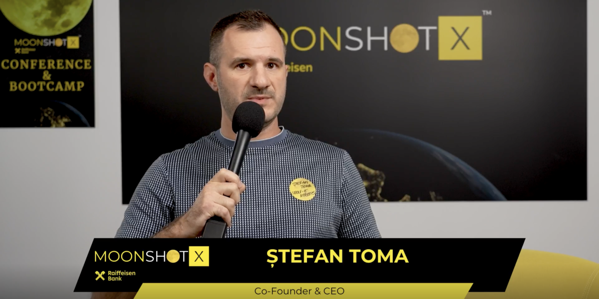 Ștefan Toma (Wolfie Robotics) țintește spațiul: MoonShotX, pas important!