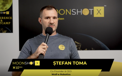Ștefan Toma (Wolfie Robotics) țintește spațiul: MoonShotX, pas important!