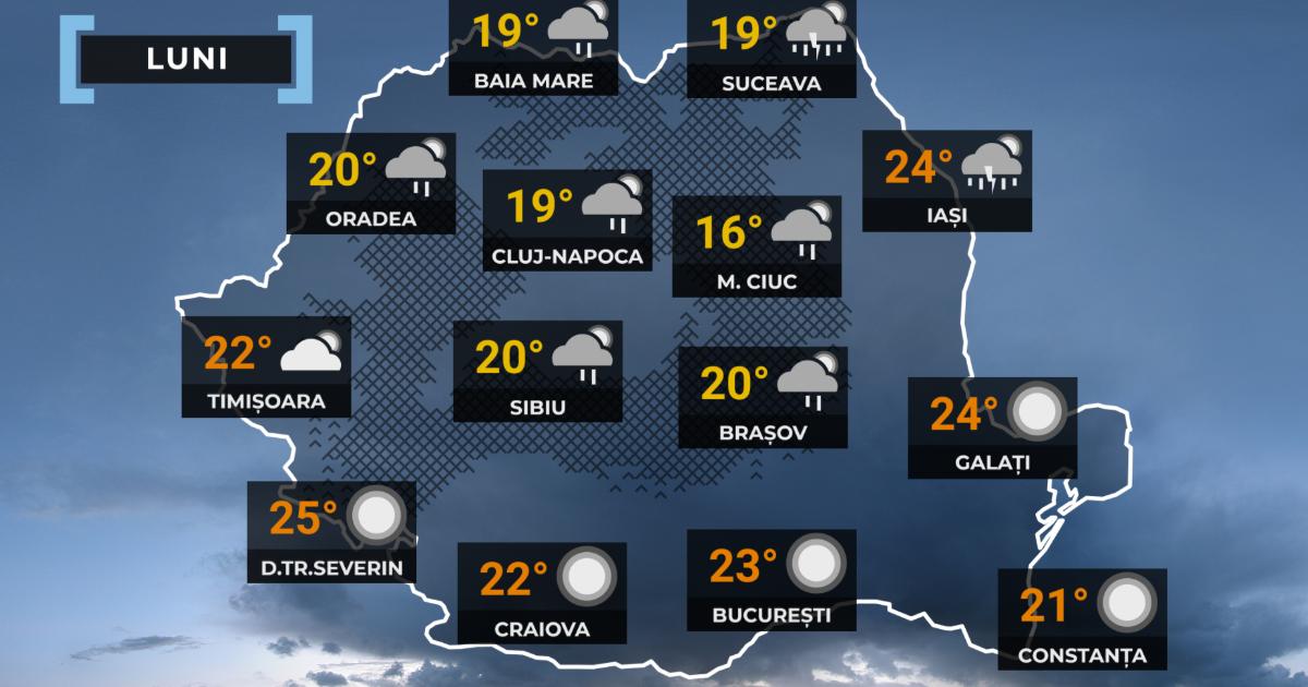 Vremea în România continuă să se mențină mai caldă decât în mod obișnuit pentru începutul lunii aprilie, însă instabilitatea atmosferică se face tot mai simțită în mai multe regiuni ale țării