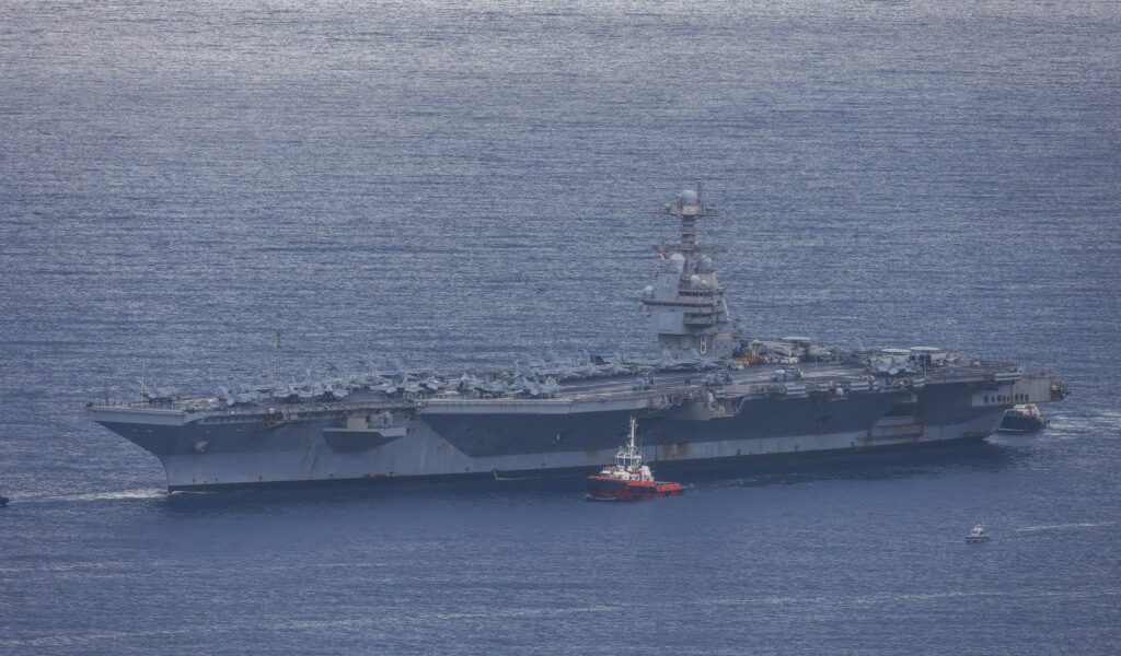 Gigantul USS Gerald Ford revine în Orientul Mijlociu