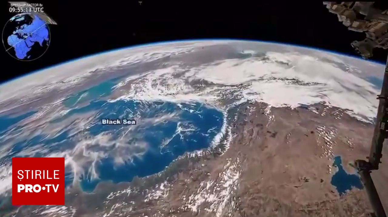 Cum arată Marea Neagră văzută din spațiu: Imagini SUA, înainte de ARTEMIS II