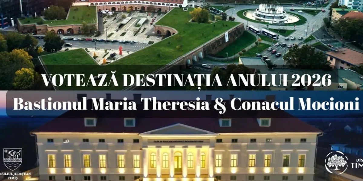 Două perle din Timiș, în cursa pentru Destinația Anului 2026 în România