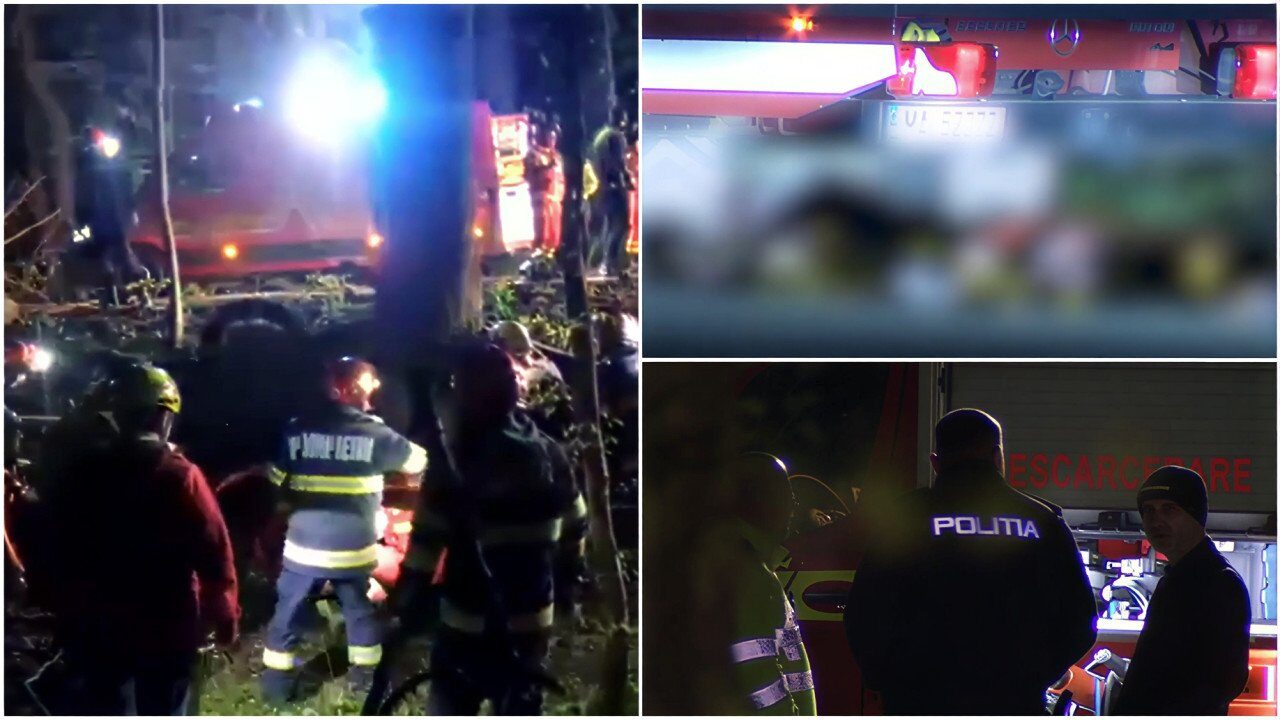 Paște tragic la Snagov: Doi tineri, morți după ce s-au izbit de un copac