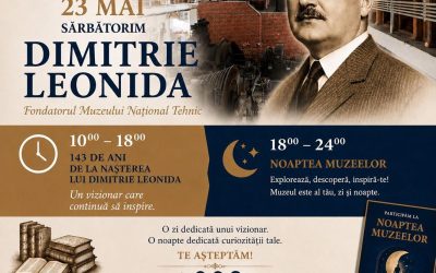 Dimitrie LEONIDA, om de știință, aniversat la Muzeul Tehnic, pe 23 mai