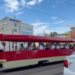 Directorul STB, Andrei Dinculescu, la Parada Tramvaielor din București